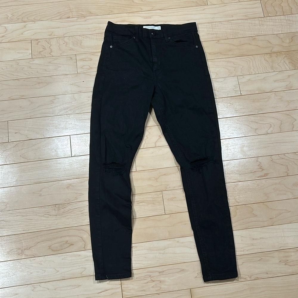 Topshop black Jamie skinny jeans